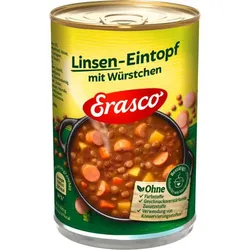 Erasco Linsen-Eintopf mit Würstchen 400,0 g