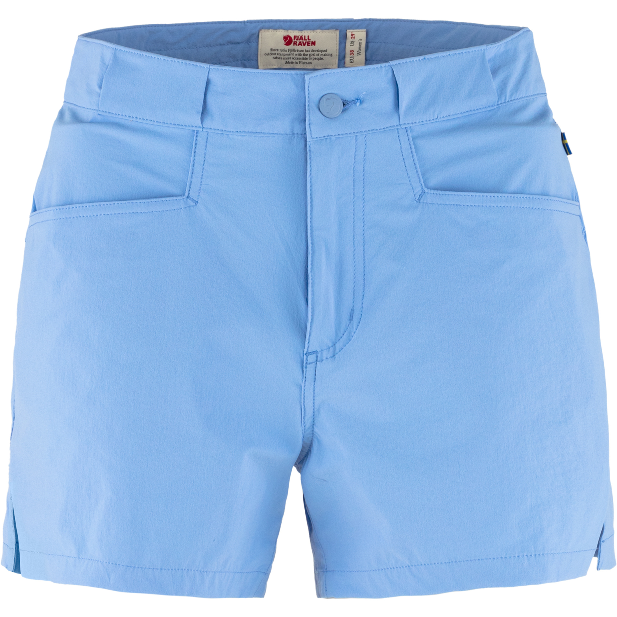 Fjällräven High Coast Lite Damen Jeans & Freizeithose blau Größe L Camping Widerstandsfähig