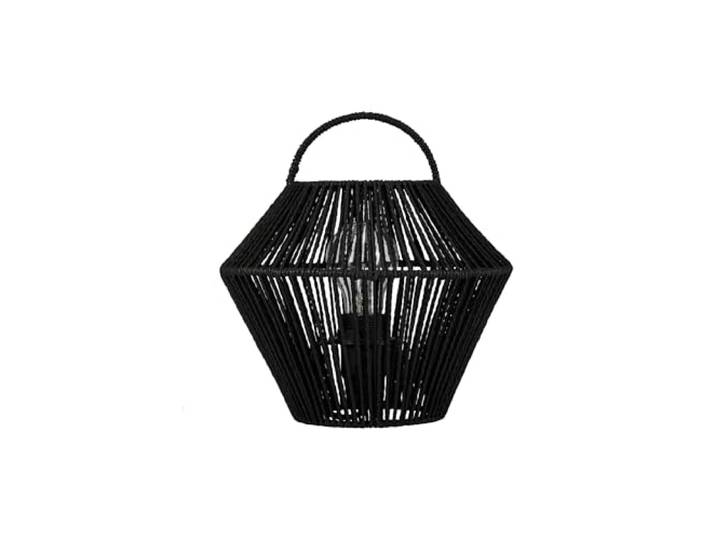 Pauleen Paulmann 48301 Tischleuchte Boho Shine E27 max. 20W Schwarz Metall, Rattan Nachttischleuchte
