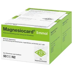 MAGNESIOCARD 5 mmol Plv.z.Her.e.Lsg.z.Einnehmen 100 St