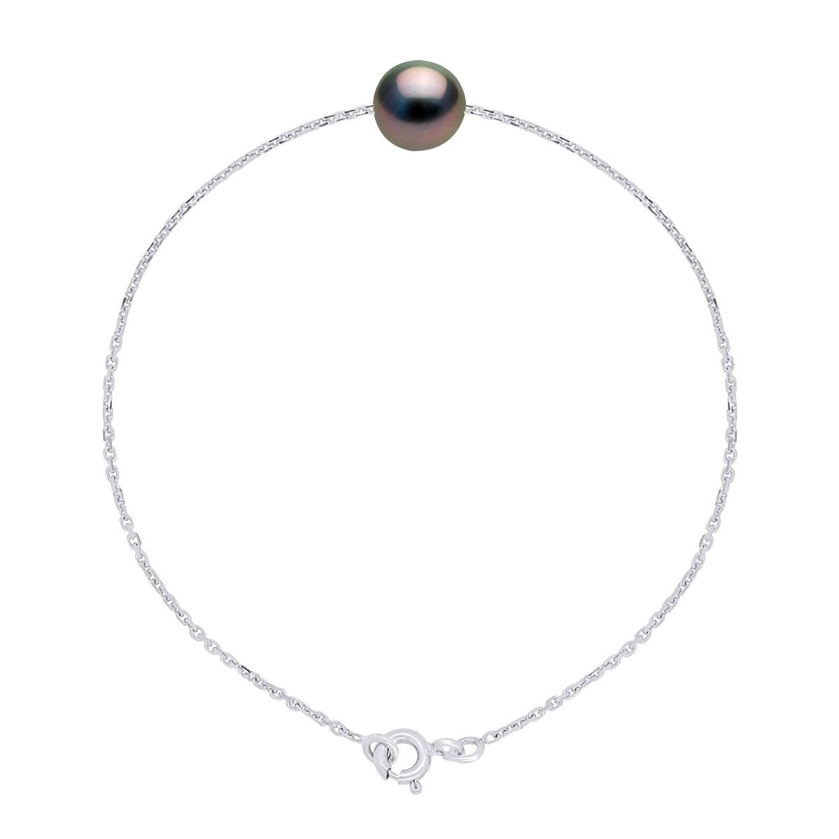 Armband echte Tahiti-Zuchtperle rund 8-9 mm