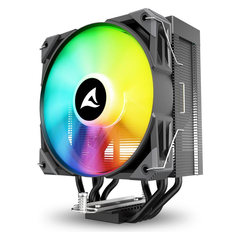 Sharkoon A40 RGB Black Air Cooler (159 mm) (4044951041992)