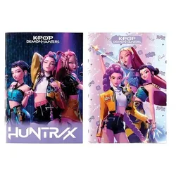 K-POP Demon Hunters: Huntrix liniertes Heft ab 4. Klasse – A4, zwei Varianten