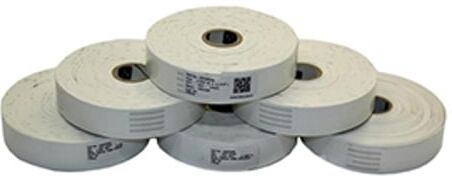 Zebra 10005008 adhesivas blancas 25x279mm