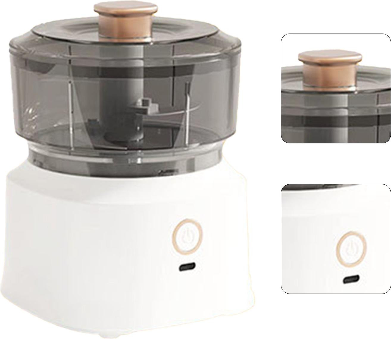 Cocosity Multifunctionele Elektrische Vleesmolen en Mixer in Wit