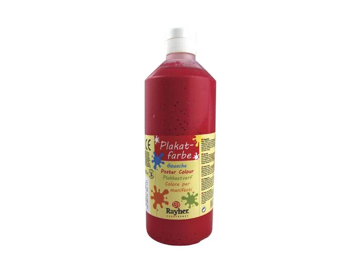 Rayher Plakatfarbe Klassikrot 0.5 l
