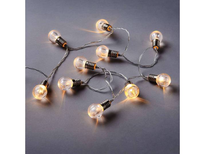 MINI AMPOULES Boîte à mini ampoules LED, 2 x 2 x 120cm Transparent/Transparent