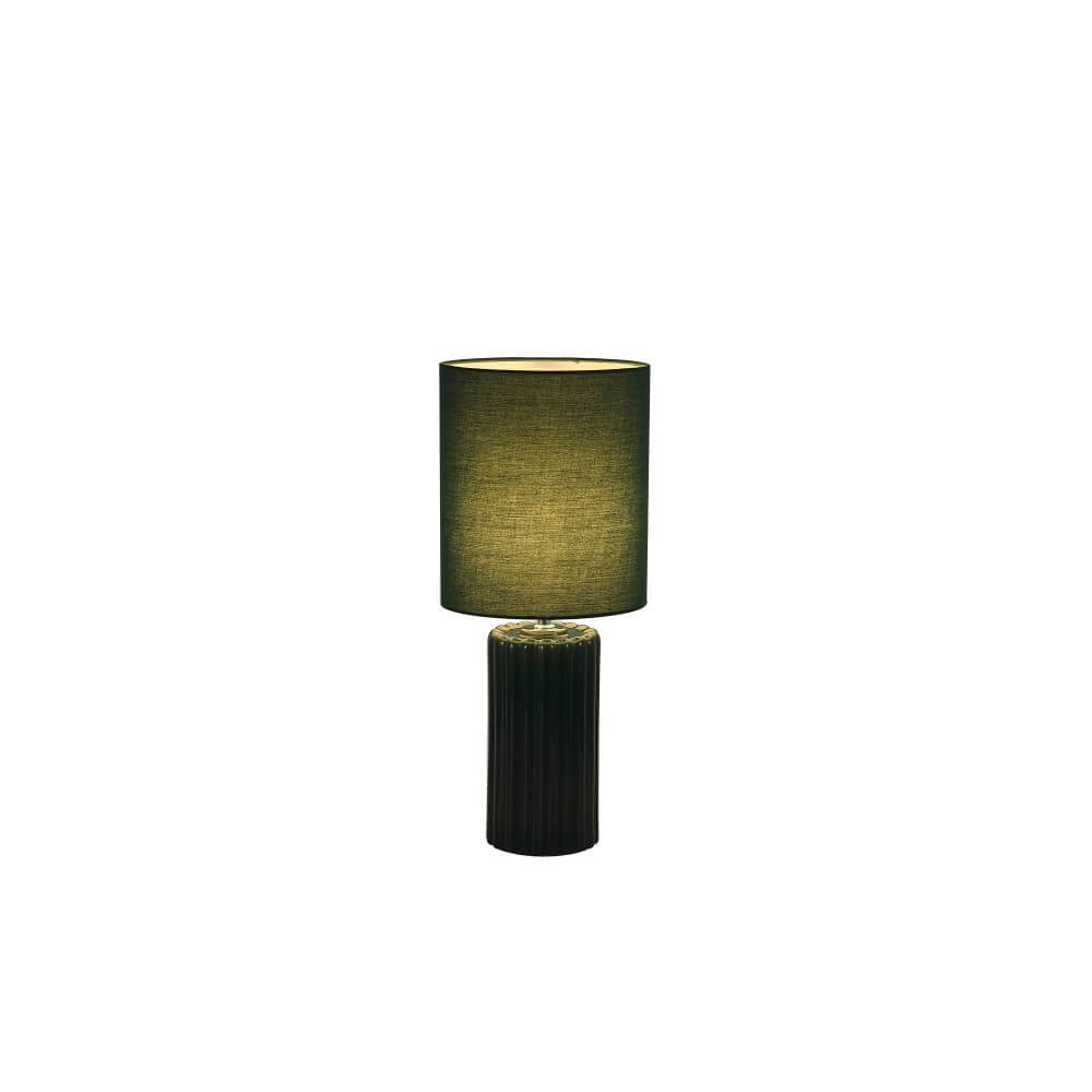 Searchlight Electric Groove keramische tafellamp - Groen