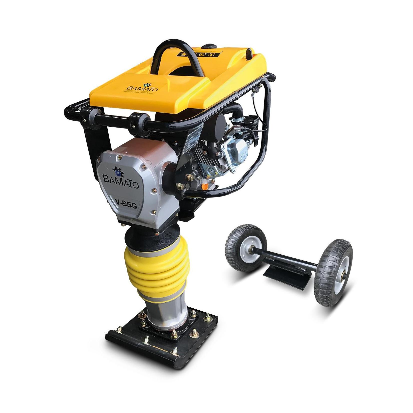 BAMATO Vibrationsstampfer V-85G mit Fahrwerk