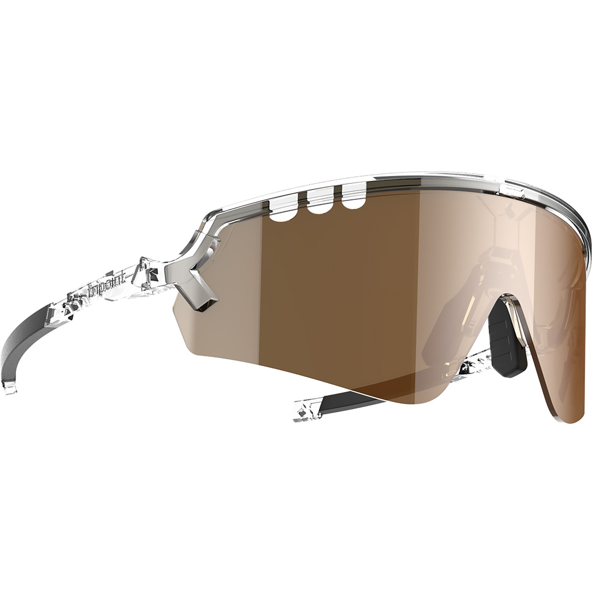 Tripoint 007 Chobe Tri-x Polarized Sportbrille Sportbrillen & Sportsonnenbrillen weiss Trailrunning | Mountainbike | Rennrad