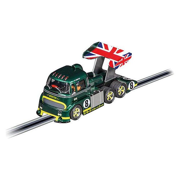 Carrera Slotcar, Racetruck Cabover "British Racing Green, No. 8", ab 8 Jahren (20031093)