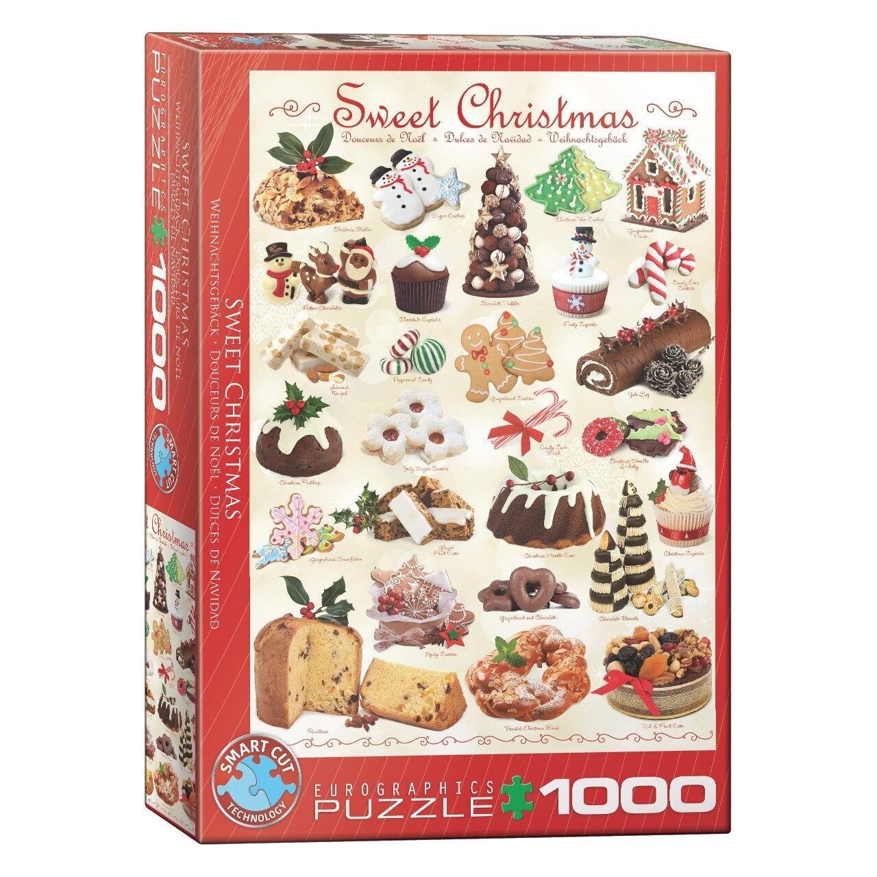 Eurographics Sweet Christmas Puzzel, 1000 stukjes