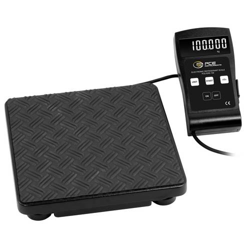PCE Instruments Kältemittelwaage PCE-ERS 100 Wägebereich 100kg |Wägefläche 230x230mm |Tara Funktion |g|kg|lb|oz|Ib/oz