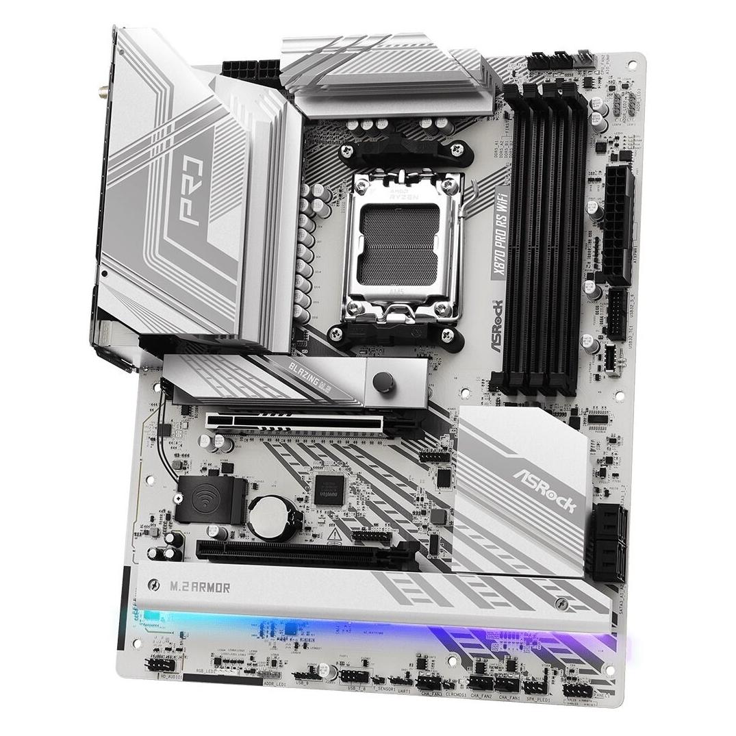 AsRock X870 Pro RS WiFi (AM5, AMD X870, ATX) (90-MXBQ00-A0UAYZ)