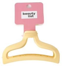 Beauty List Mola para Cabelo Amarela 1 un