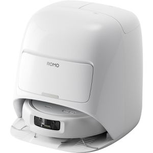 DJI Saugroboter Romo S, weiß, 25.000 Pa Saugkraft, mit Wischfunktion & Reinigungsstation