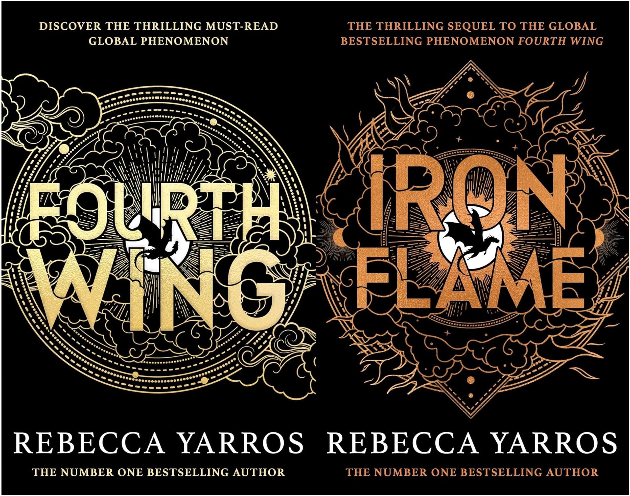 Little Brown Book Group The Empyrean Series 2 Books Collection Set By Rebecca Yarros (Fourth Wing, Iron Flame)