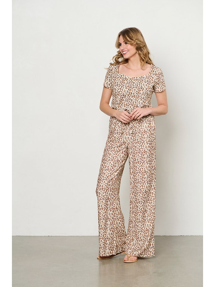&Co Woman Hose "Avery" in Beige/ Hellbraun - XXL