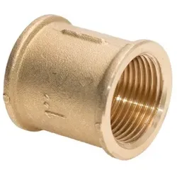Messing Gewindefitting Muffe 1 1/4"