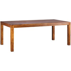 Wohnling Esstisch WL1.322, Sheesham-Massivholz, 180 x 76cm, eckig