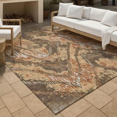 Addison Rugs Machine Washable Indoor/ Outdoor Global Hiram Chantille Rug