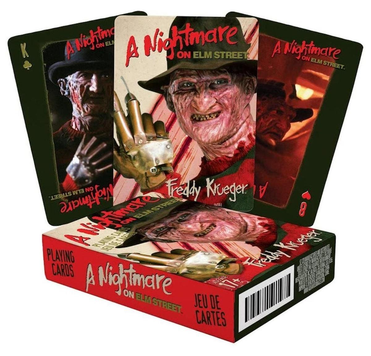 Aquarius Nightmare on Elm Street speelkaarten Freddy