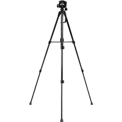 Puluz Tripod / Tripod with 3D 360° head + phone holder PU3096B (Kunststoff, Metall), Stativ, Schwarz