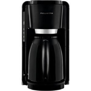 Rowenta Kaffeemaschine CT 3808 Adagio Thermo, mit Thermoskanne, 1,25 Liter, 850 Watt, schwarz, bis zu 10 Tassen