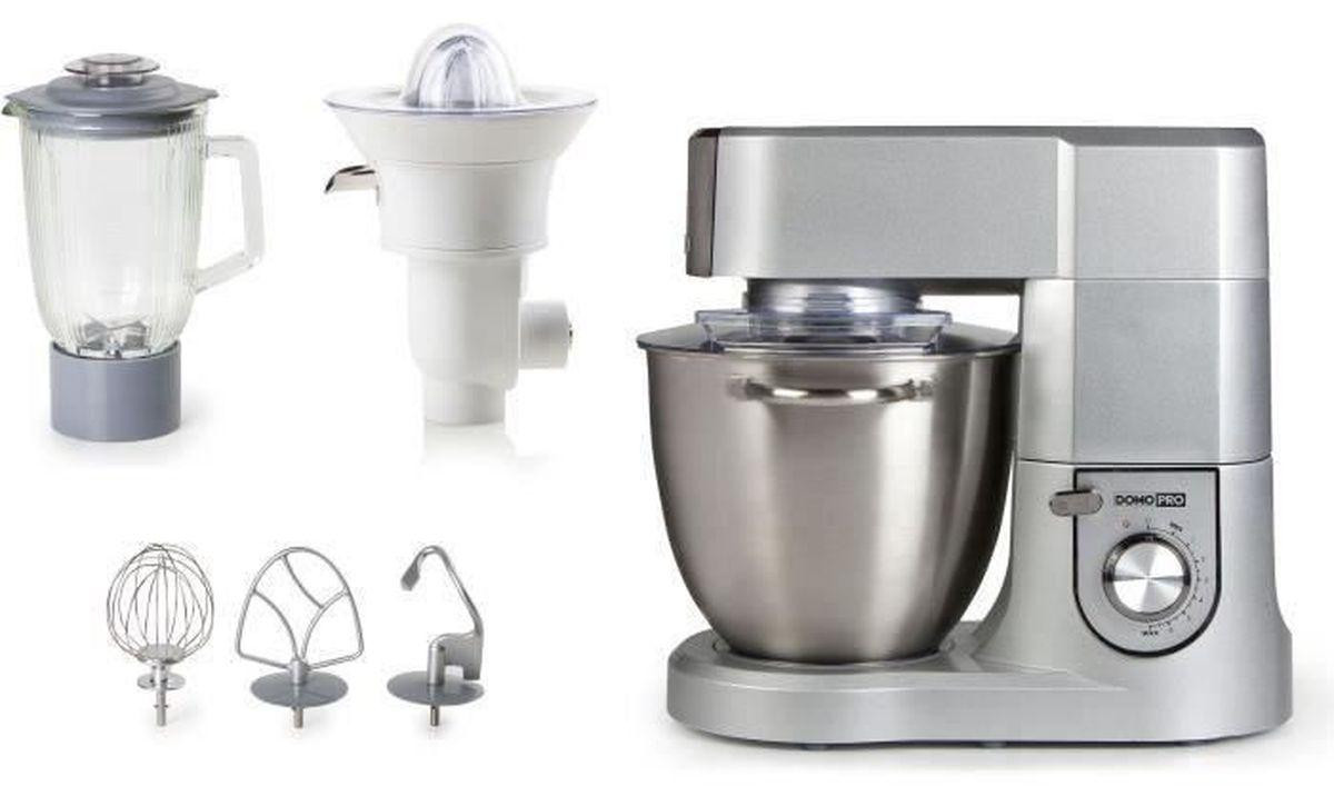 Domo Professional Food Processor DO9079KR-PROMO - 1500 W - 6,7 l - Grijs