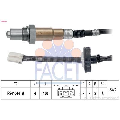 FACET Lambdasonde 108342 für MITSUBISHI SMART