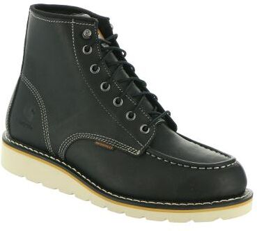 "Carhartt 6"" Wedge Waterproof Boot - Mens 12 Black Boot Medium"