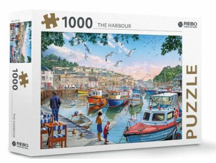 Rebo - The Harbour - Legpuzzel 1000 stukjes