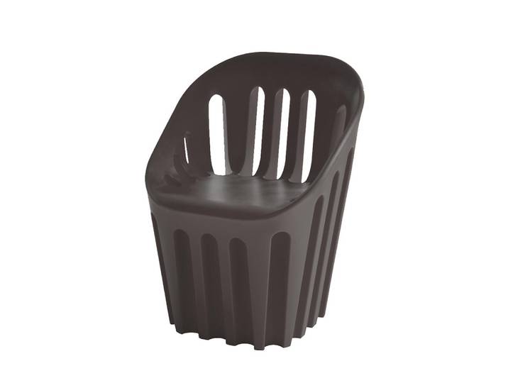 SLIDE chaise fauteuil pour l'extérieur COLISEUM (Argil grey - Polyéthylène)