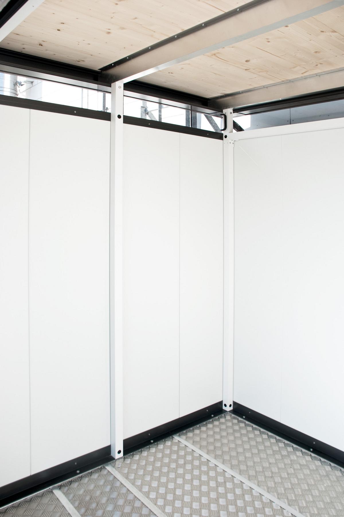 BIOHORTGARTE Dachsteher beschichtet zu CasaNova 3x2/4x2 grauweiß 16924839