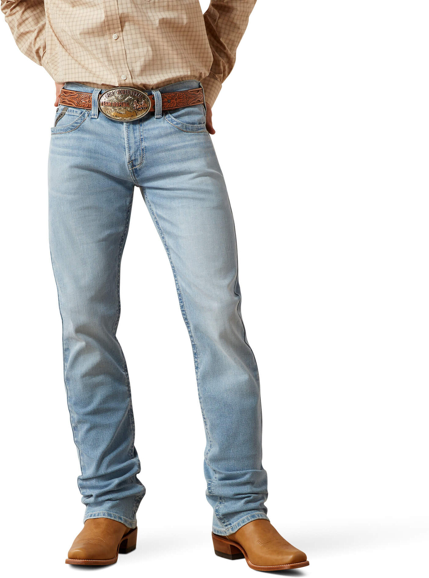 Men's M7 Slim Carver Straight Leg Jeans in Huron, Size: 38 X 32 by Ariat