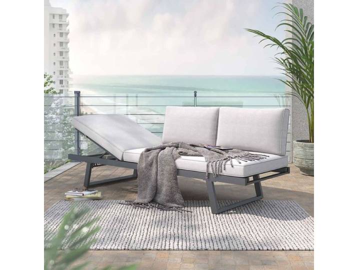 OUTLIV. Lucca Gartenloungesofa Aluminium/Olefin
