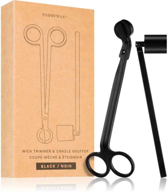 Paddywax Accesories Wick Trimmer & Candle Snuffer - Matte Black coffret cadeau
