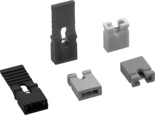 TRU Components TC-03305-301-10-00 TC-03305-301-10-00 Kurzschlussbrücke Rastermaß: 2.54mm Polzahl je Reihe:2 Inhalt