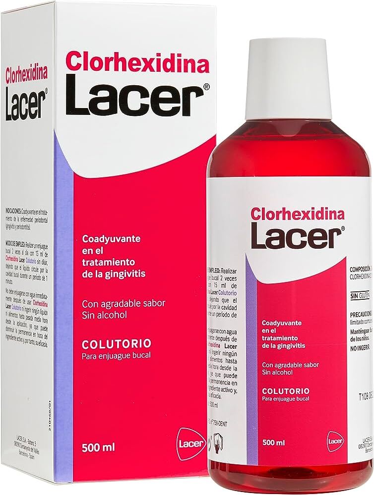 Lacer Chlorhexidine Mouthwash Mouthwash 500 ml