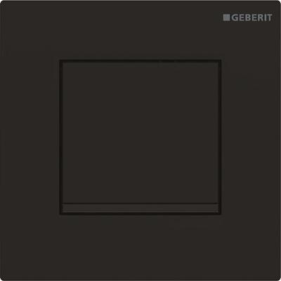 Geberit Typ 20 (ex Typ 30) UR-Strg. pneum. Sp Square, schwarz matt lack, Etc/schwarz