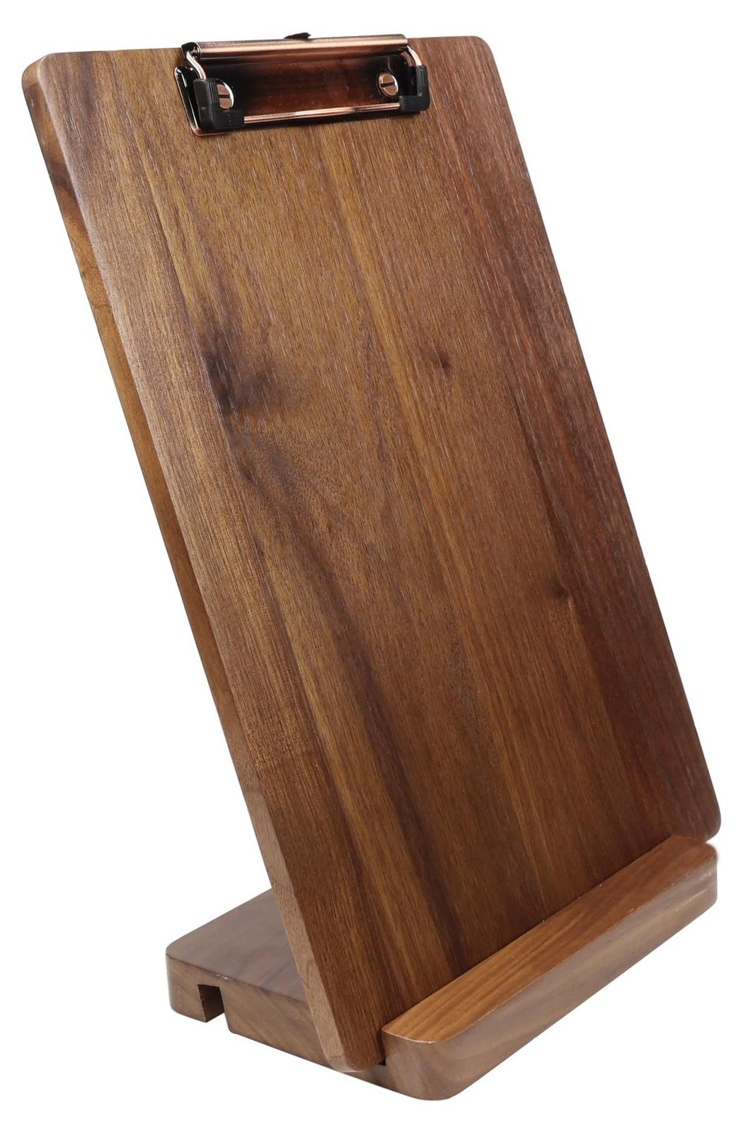 Merkloze Houten Clipboard met Stand voor Menu's en Ontvangstbewijzen