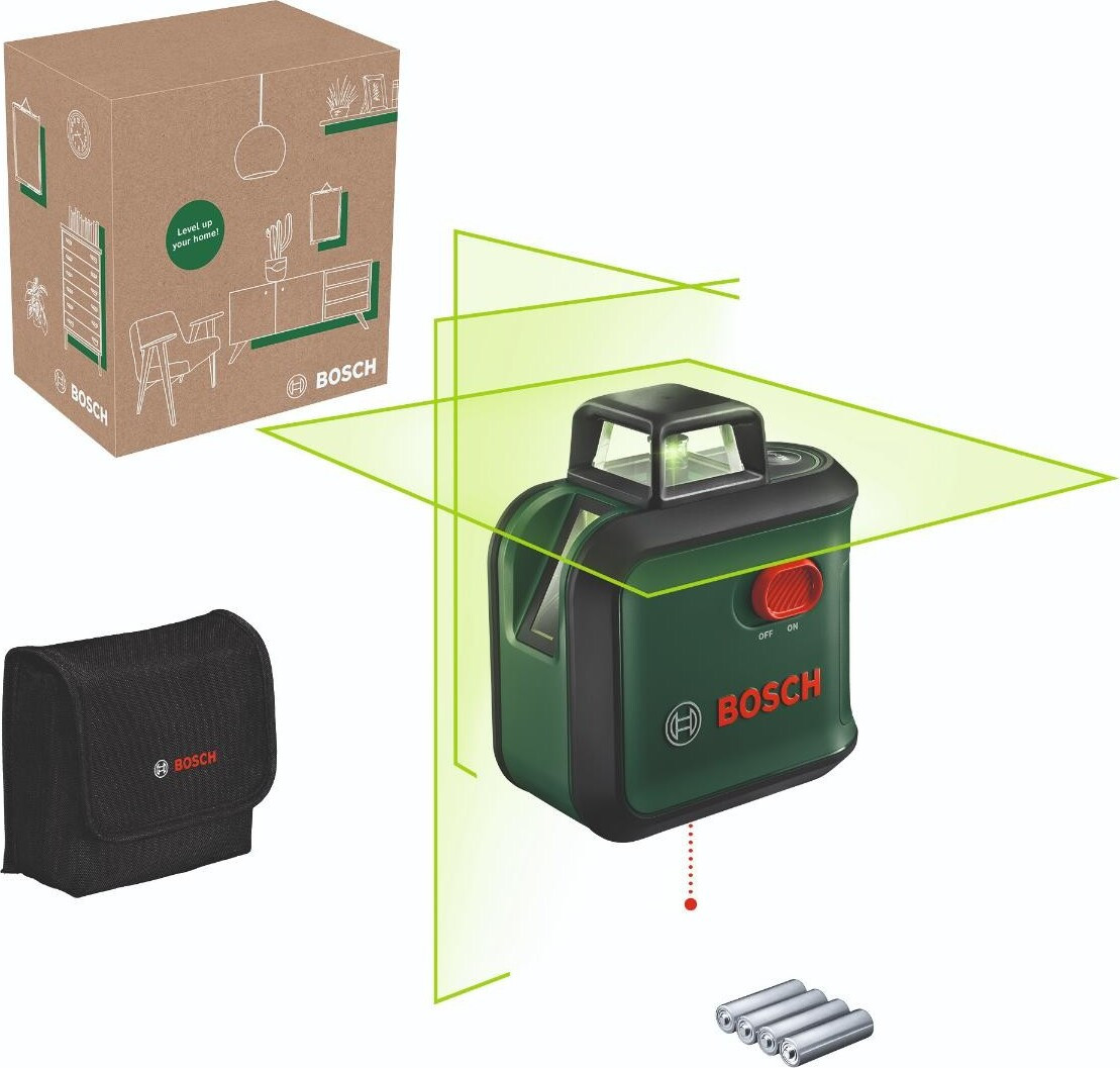 Bosch AdvancedLevel 360 Line Laser met 3 lijnen voor uitlijning in de gehele ruimte