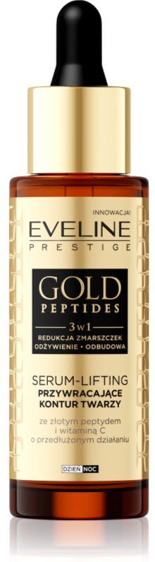 Eveline Cosmetics Gold Peptides Lifting-Serum gegen Falten 30 ml