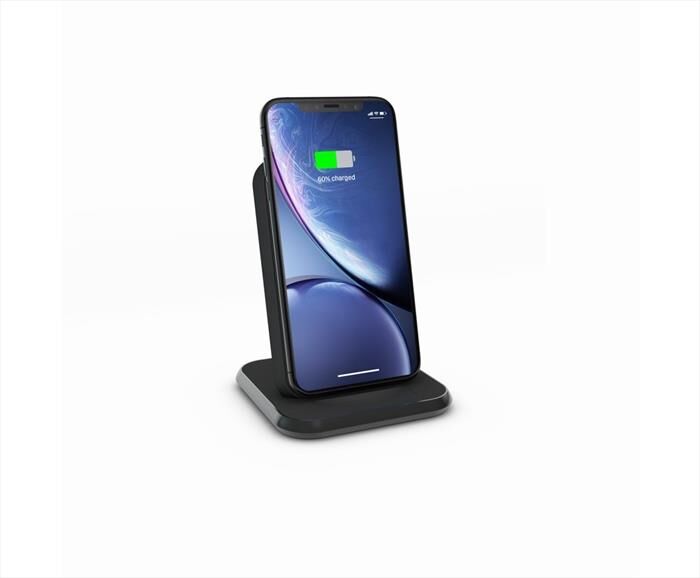ZENS Stand Ricarica Wireless Alluminio Nero