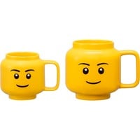 LEGO Keramiktasse Boy, groß gelb