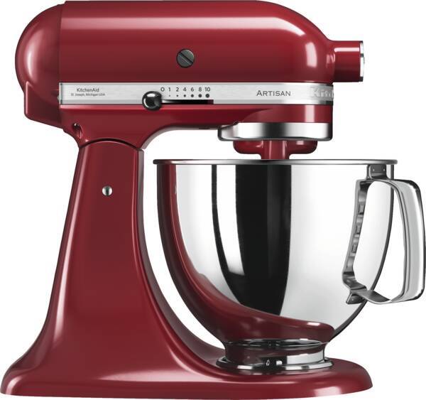 Kitchenaid Küchenmaschine 5KSM125EER Empire Rot 300 Watt 10 Stufen