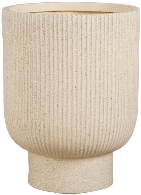 Mica Decorations Übertopf Nuovo Magnesium beige Ø 30 x 39 cm