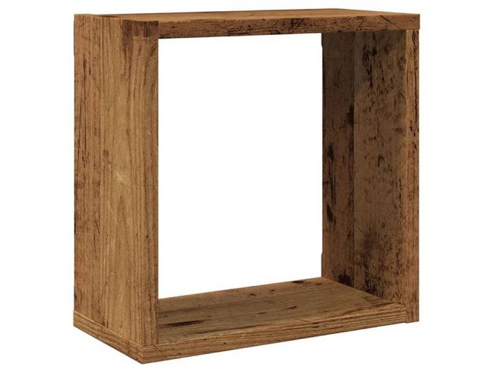 MEUBLE DE SEJOUR Brun - MODE étagères cube murales - 6 pcs - vieux bois 30x15x30 cm Nettoyer facile_09_4955