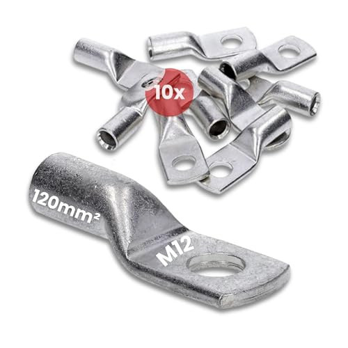 Kalitec 10 stuks standaard buiskabelschoenen 120 mm² M12