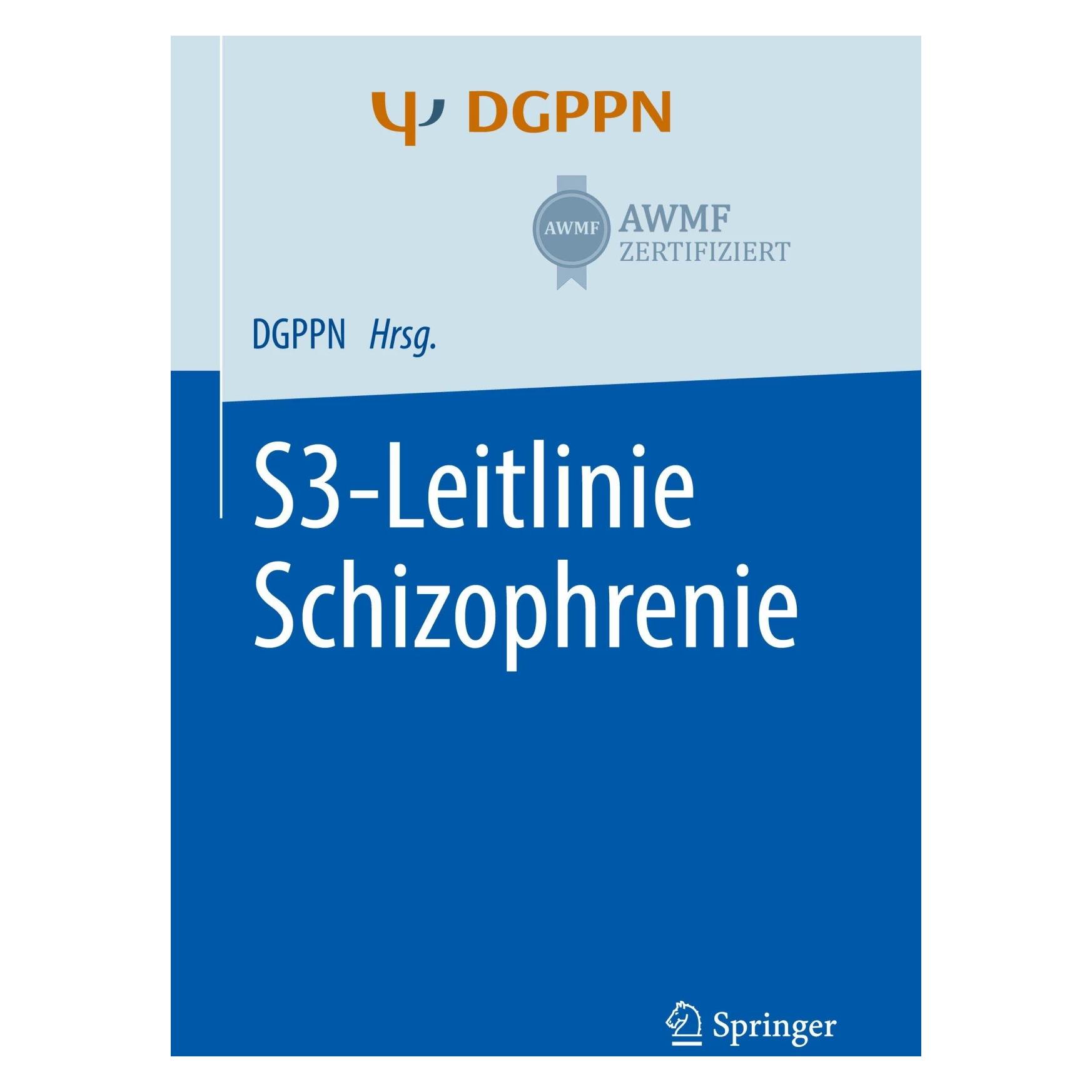 Springer S3-Leitlinie Schizophrenie (Deutsch, Softcover, Alkomiet Hasan, Peter Falkai, Wolfgang Gaebel) (17935035)